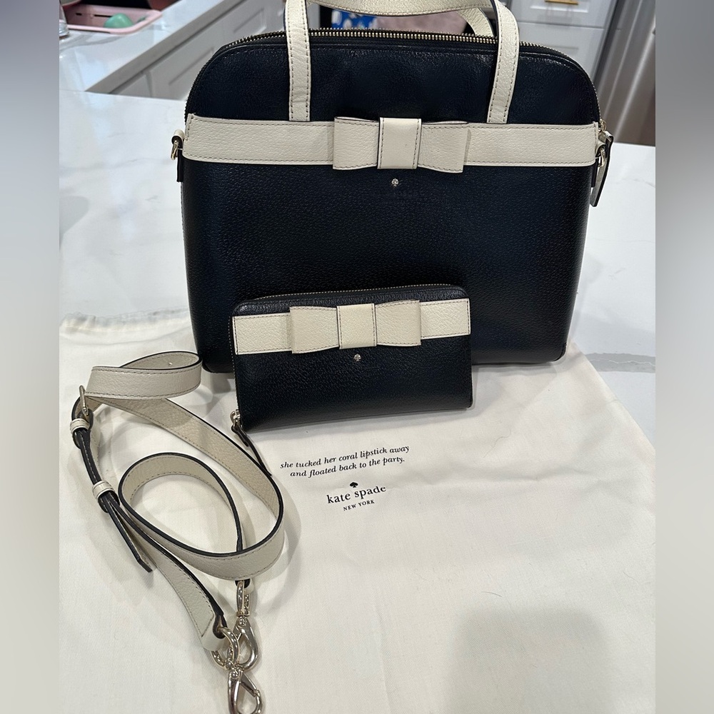 Kate Spade purse + wallet + dust bag